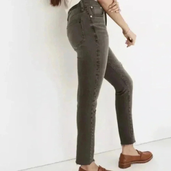 Madewell Women's Size 26 The Perfect Vintage Jeans Cosner Wash Knee Rip Edition - Picture 5 of 12